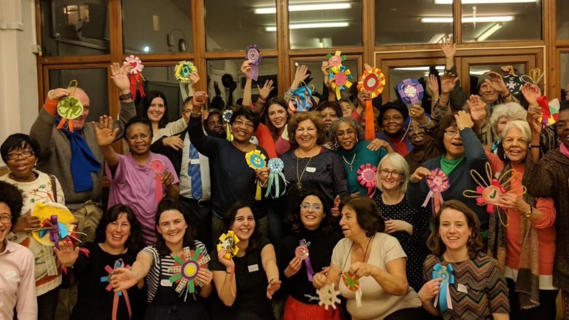 Group photo after a workshop