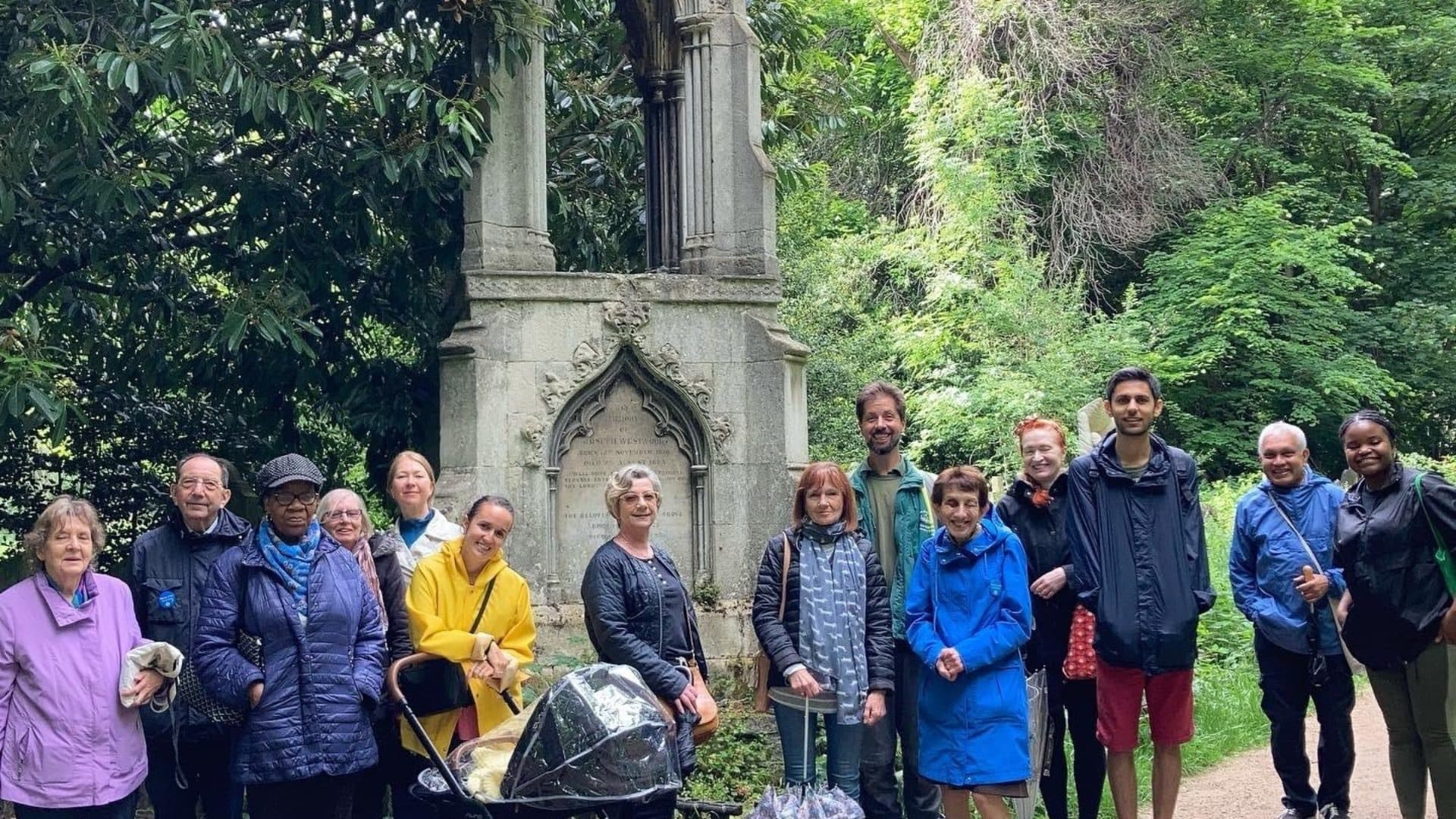 Group of neighbours standing together